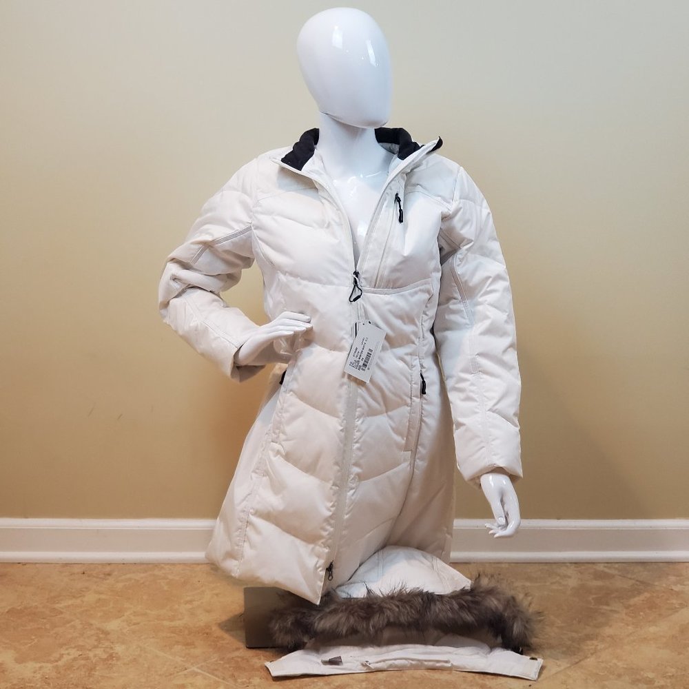 North End Boreal Ladies Down Jacket W/Faux Fur NWT